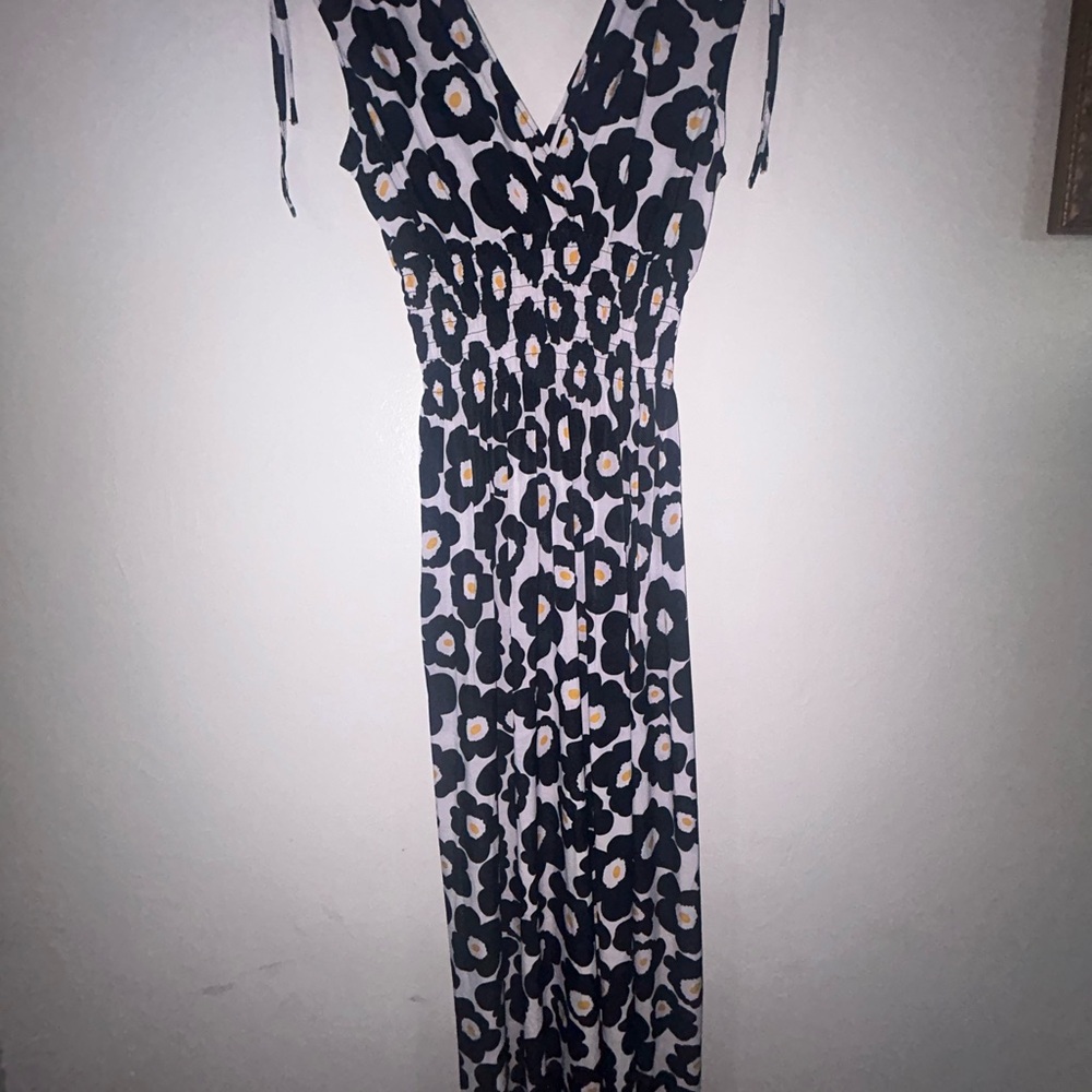 Floral Print Sleeveless Dress